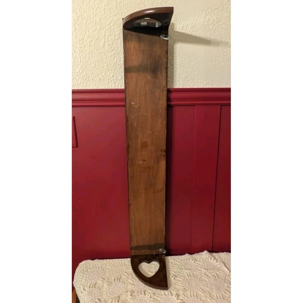 vintage wooden heart shelf 38.5